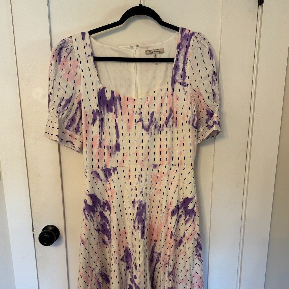 BCBG Pink and Purple line dress